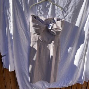 Rickie Freeman Terri Jon Women’s Off the Shoulder Metallic Jacquard Sheath Dress